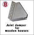 Joint damper for wooden houses