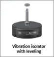 Vibration isolator with leveling