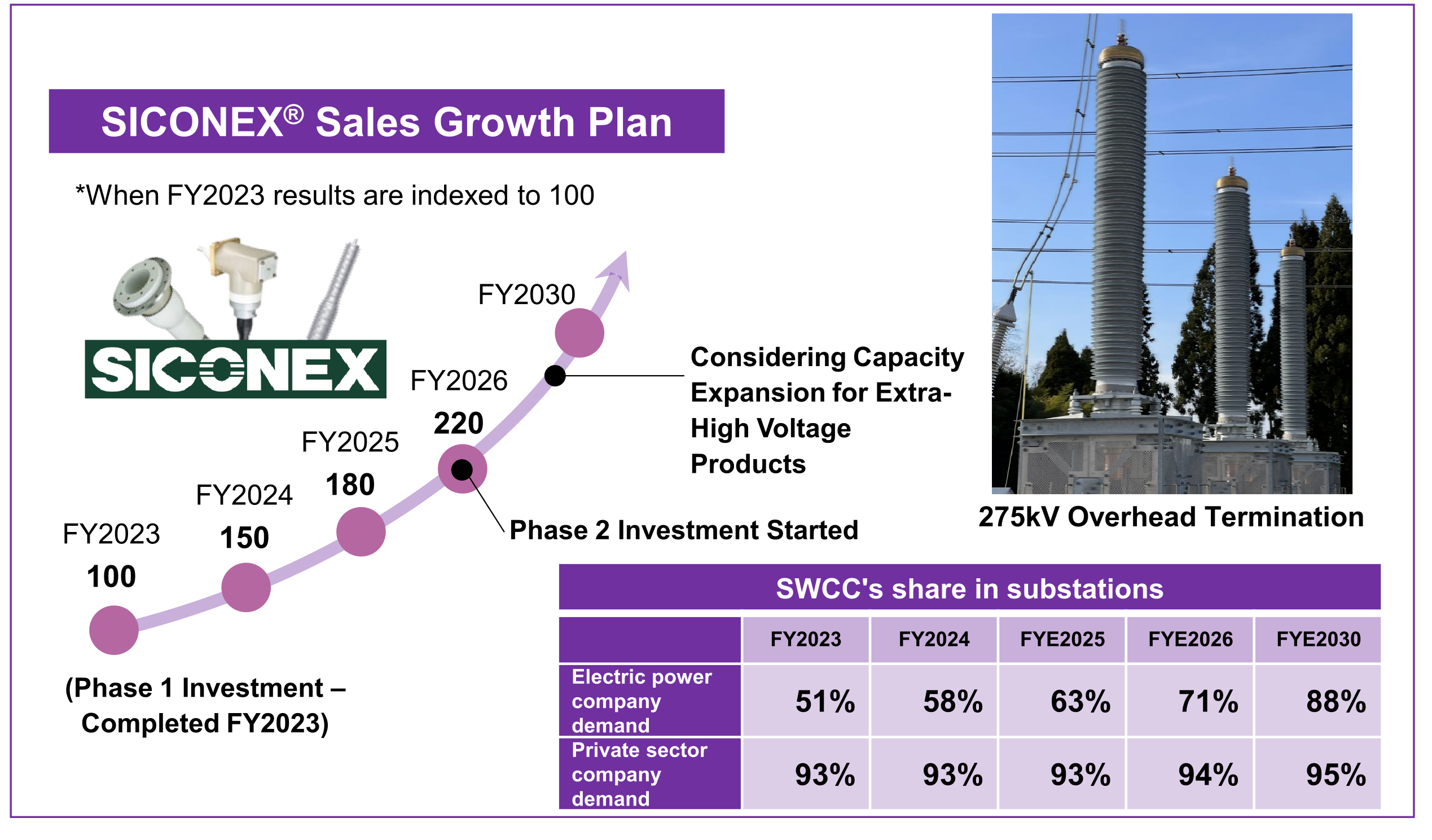 SICONEX Sales Growth Plan